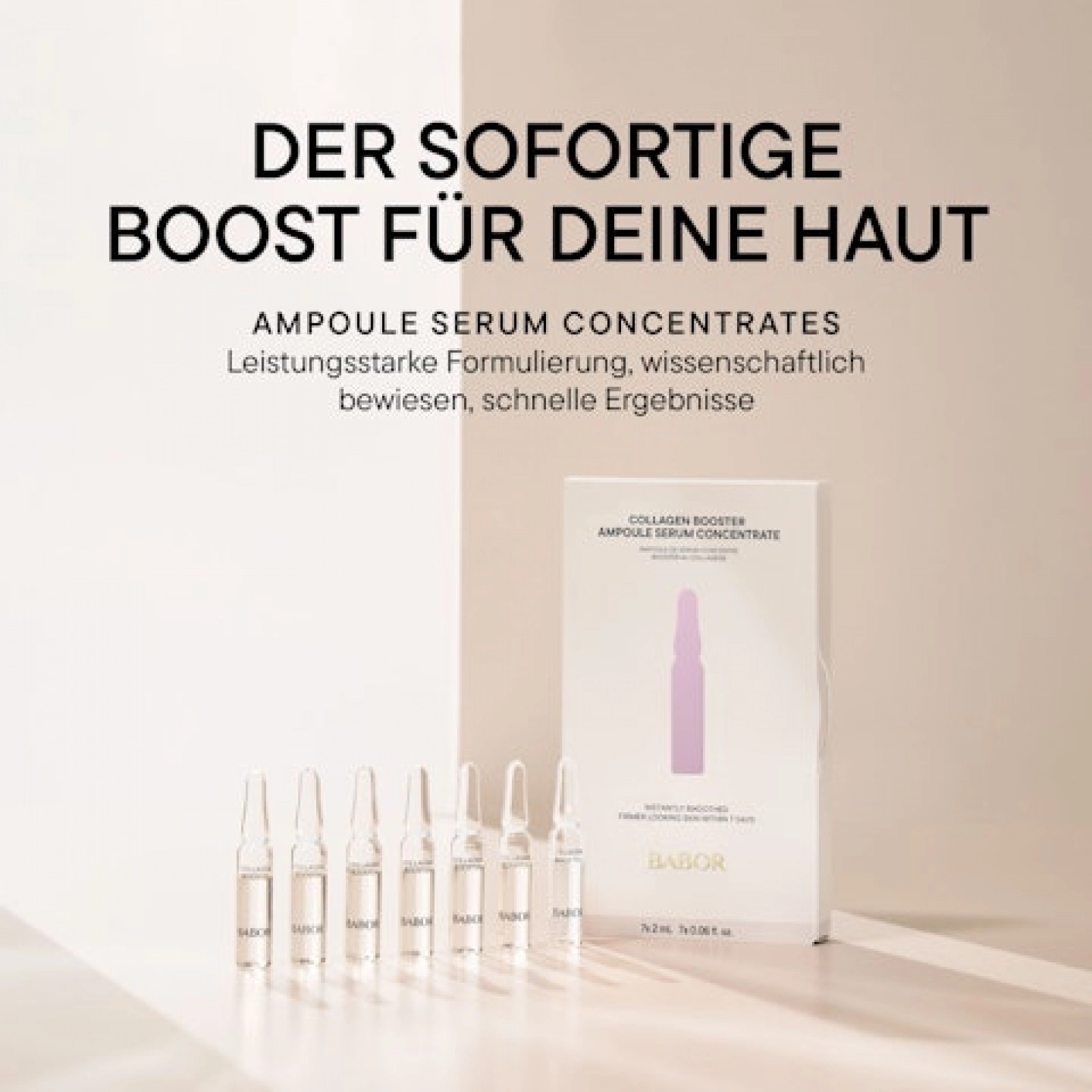 BABOR Collagen Booster Ampulle - für mehr Elastizität und weniger Falten